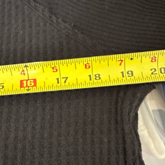 Anthropologie Maeve Pearson Black V Neck Oversized Lightweight Thermal Medium - Picture 15 of 16